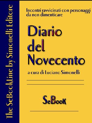 cover image of Riccardo Bacchelli &#8211; Diario del Novecento